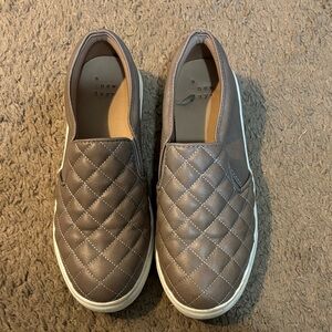 A New Day women’s Quilted Slip-On Loafers - Brown